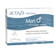 Activa Well-Being Man, 30 vege caps Activa Well-Being Man, 30 vege caps